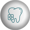 Preventive dentistry graphic symbol
